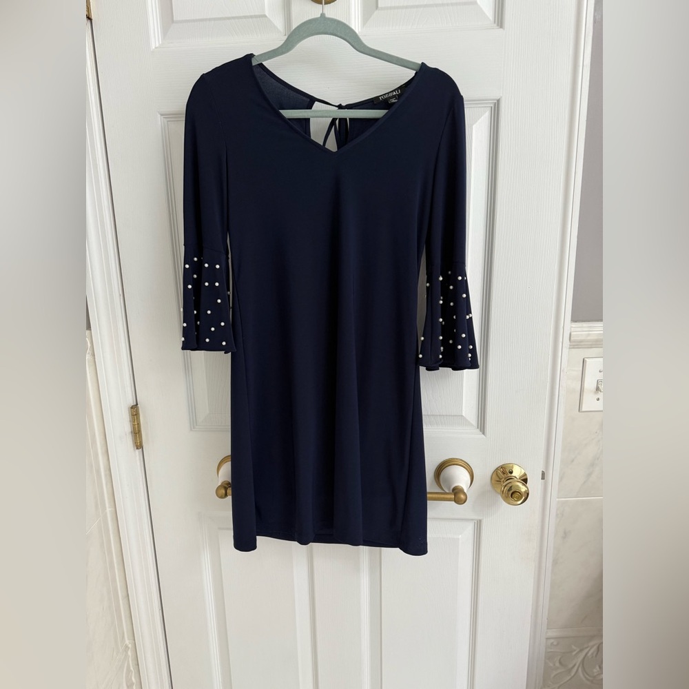 Roz & Ali Petite Navy Dress- PS